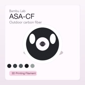 拓竹 Bambu ASA-CF 1kg 碳纖增強 3D列印耗材