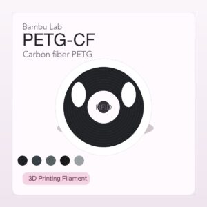 拓竹 Bambu PETG-CF 1kg 碳纖增強 3D列印耗材