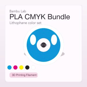 拓竹 Bambu PLA CMYK Lithophane Bundle 3D列印耗材組