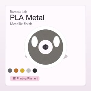 拓竹 Bambu PLA Metal 1kg 3D列印耗材